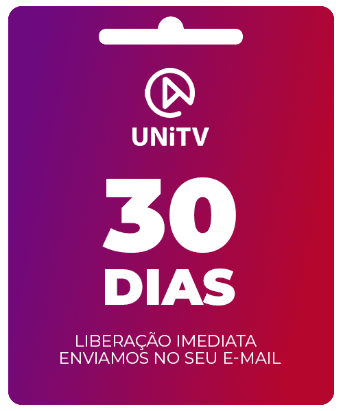 UNITV RECARGA MENSAL CÓDIGO (Acesso Código 16 Dígitos)